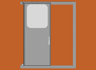 Алюминиевая сдвижная дверь